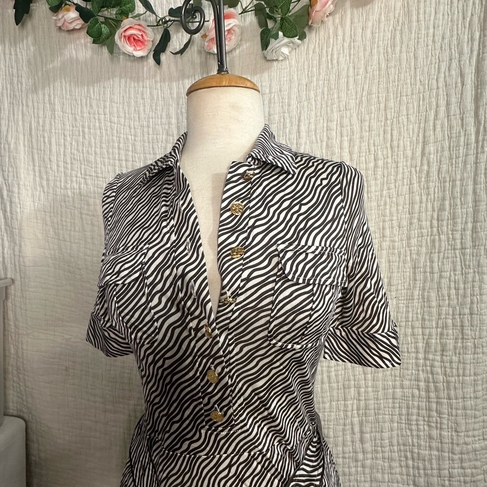 Tory Burch silk Dress with Belt - Picture 2 of 7